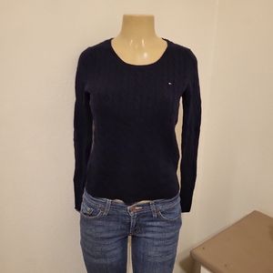 Tommy Hilfiger Women's Cable Knit Long Sleeve Sweater Size small